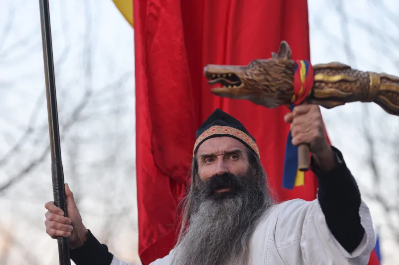 Cezar Cătălin Avrămuță, mai cunoscut sub numele de „Stegarul Dac”